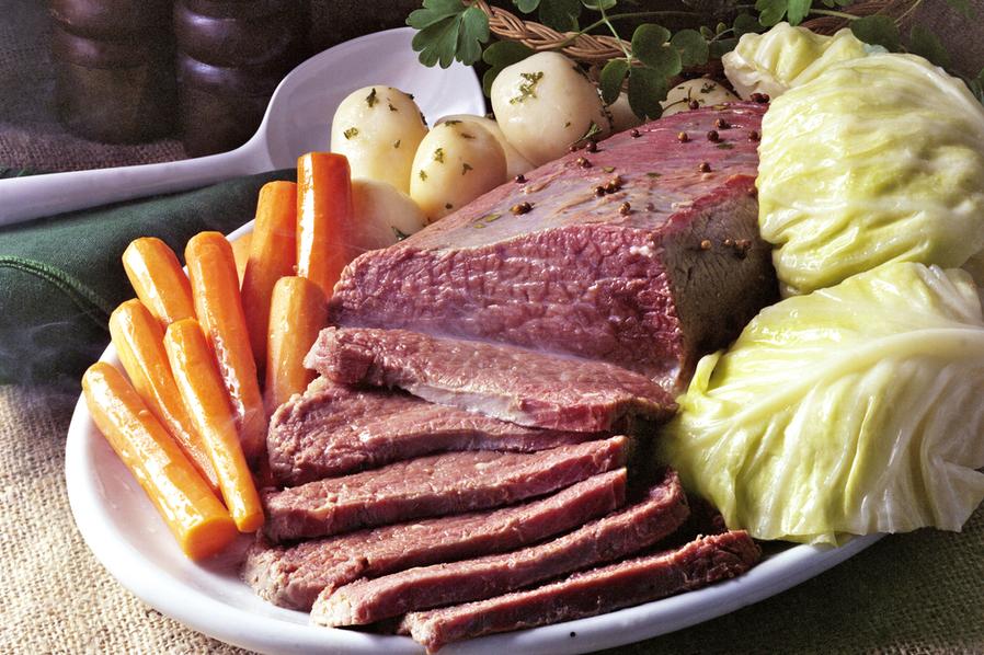  Enjoy a hearty Irish-American feast with this Corned Beef and Cabbage recipe!