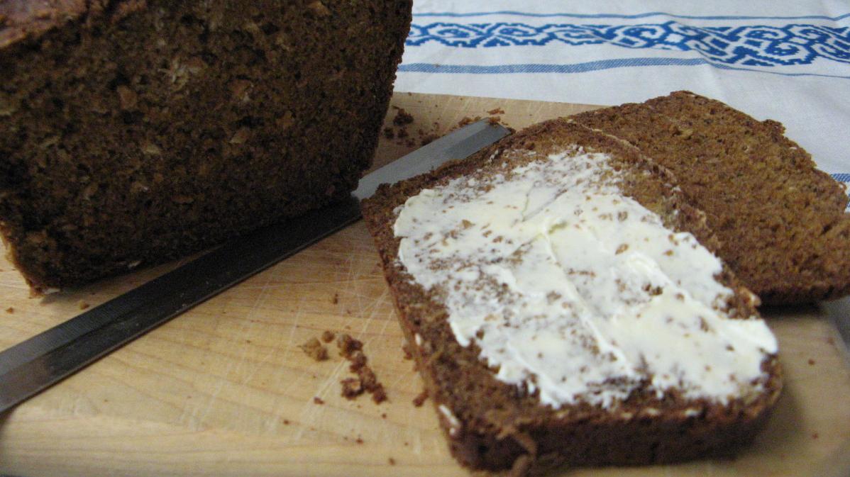  Enjoy a slice of this hearty Irish bread with a generous spread of creamy butter.
