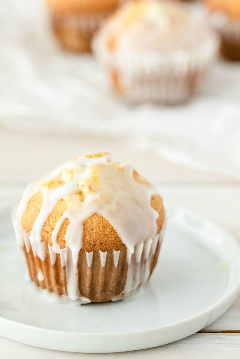  Fresh out of the oven and smelling divine, these Lemon Pound Cake Muffins are the perfect treat.