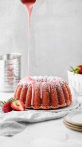 Fresh Strawberry Pound Cake