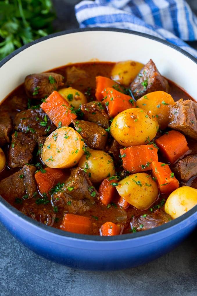  From the tender chunks of lamb to the creamy potatoes, this stew is pure comfort.
