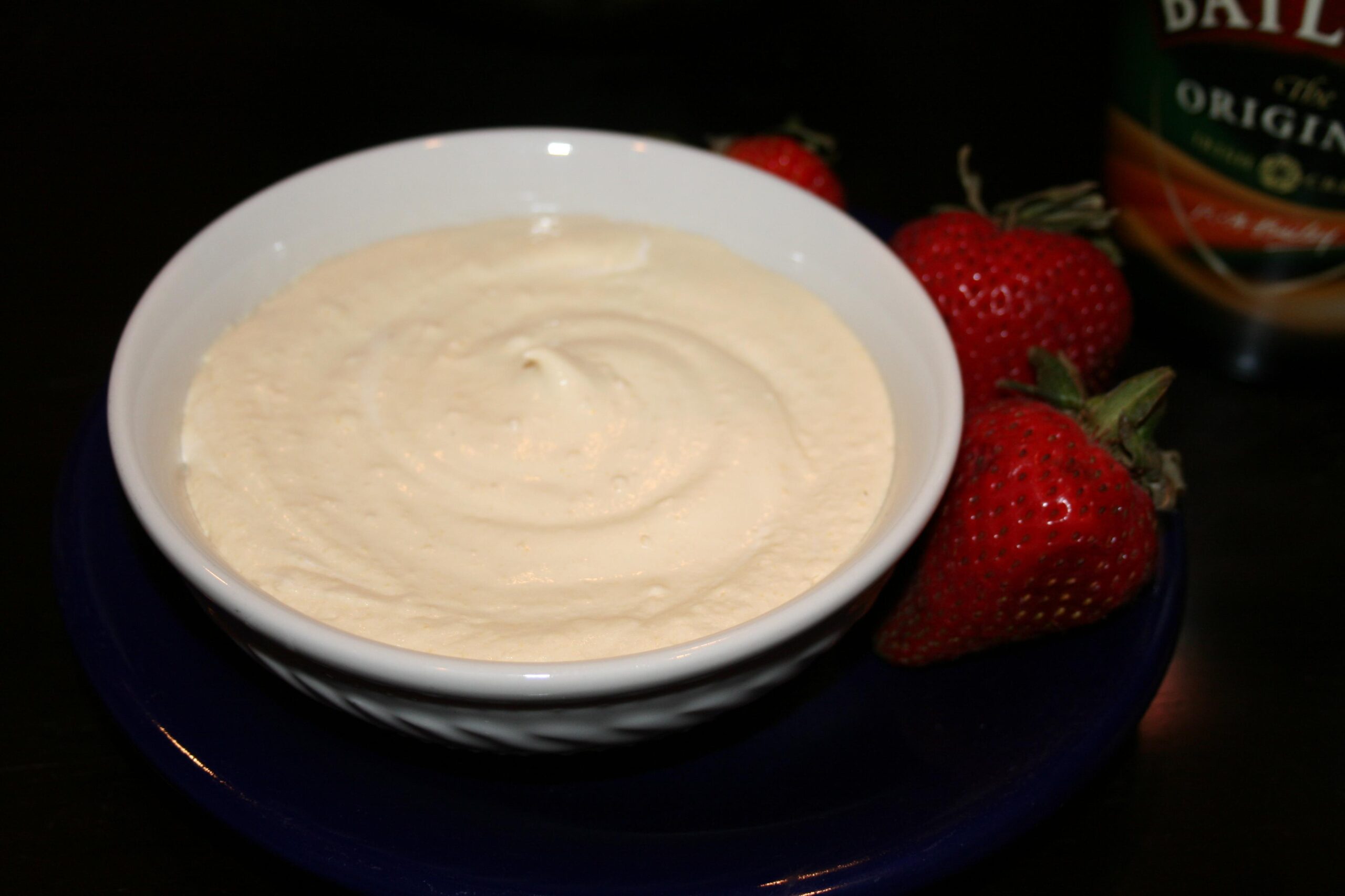  Fruity flavors meet velvety smoothness with this dip.