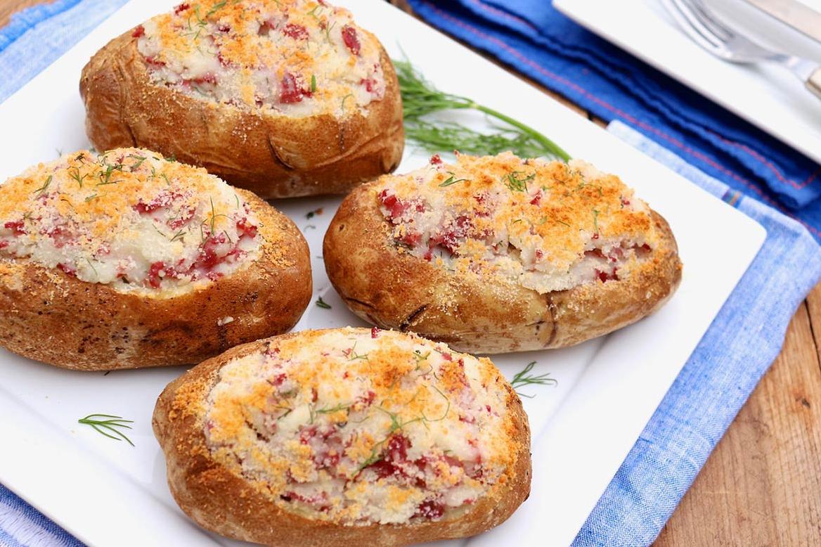  Get ready for a flavor explosion with these stuffed taters.