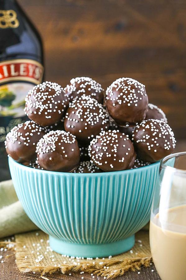  Get ready to indulge in a rich and decadent dessert with these Irish Cream Balls.