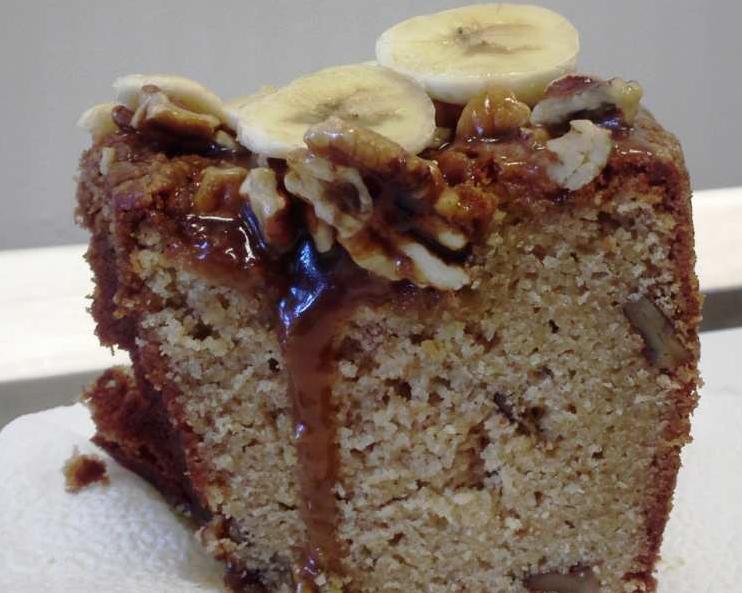  Give in to your banana cravings with this pound cake.