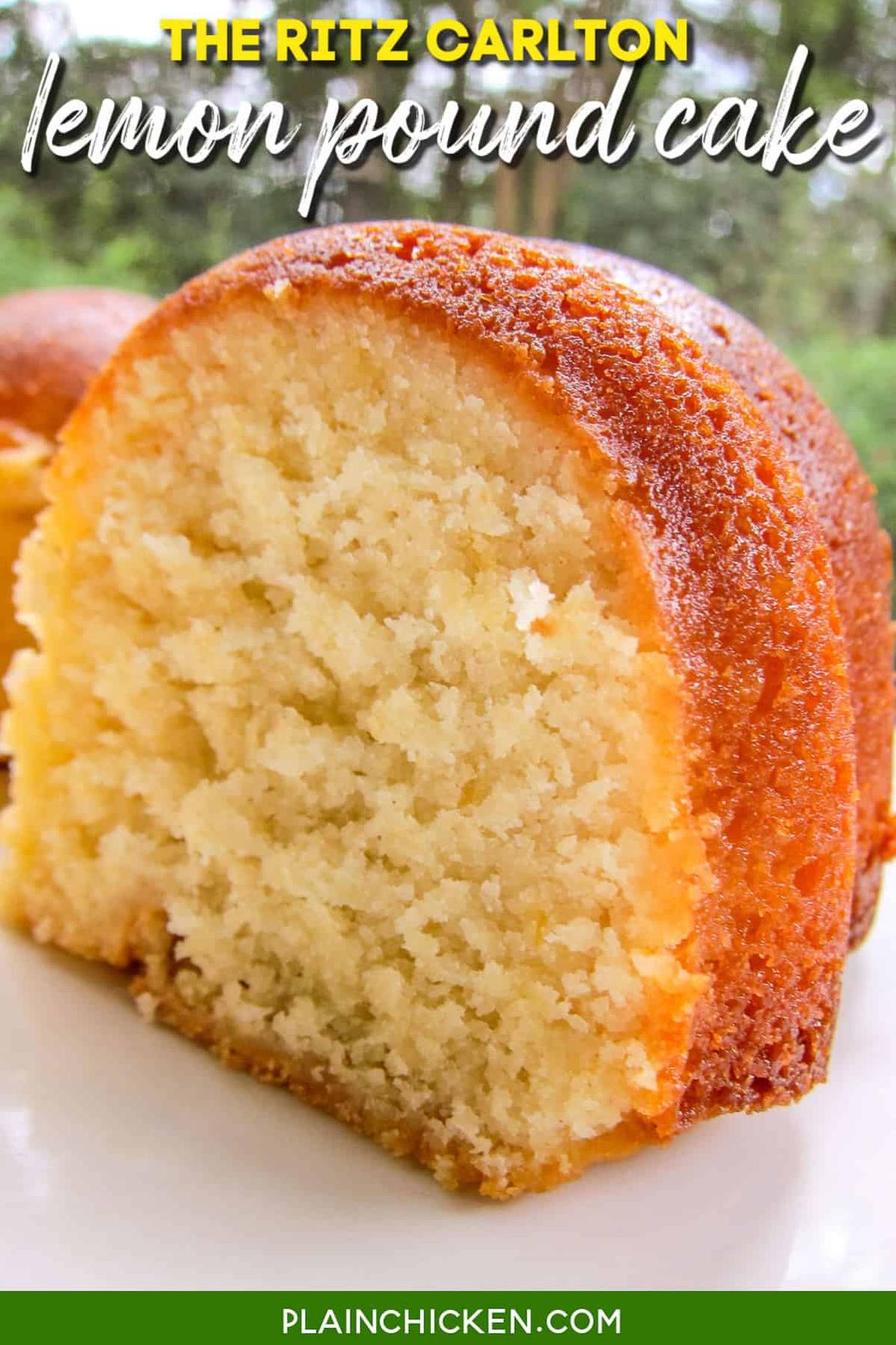  Give into the zesty temptation of Lemonade Pound Cake.