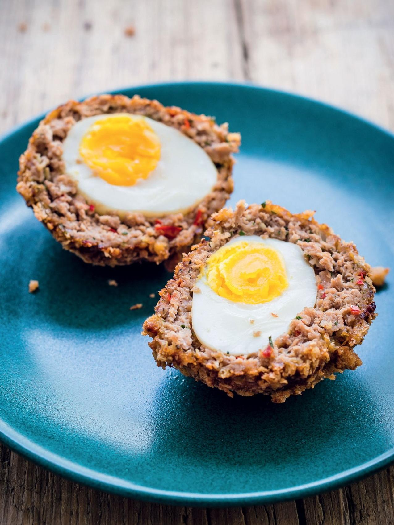  Give your taste buds a never-before experience with Spiced Scotch Eggs.