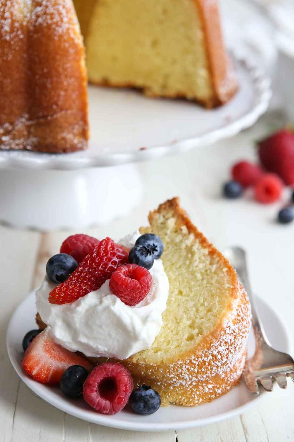  Golden and buttery: the perfect Cream Cheese Pound Cake.