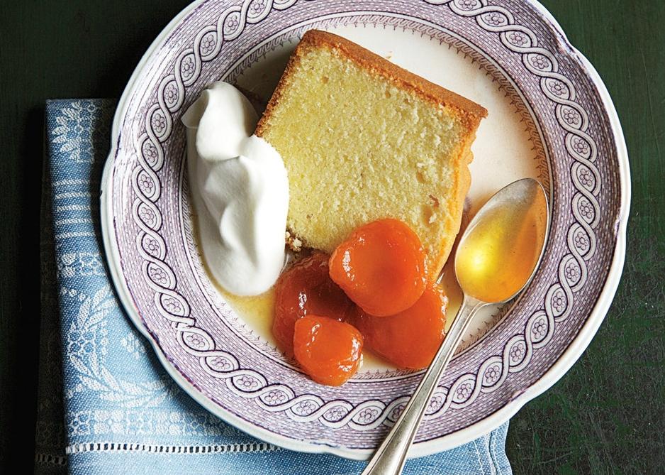  Grand Marnier adds a citrusy twist to this classic pound cake.