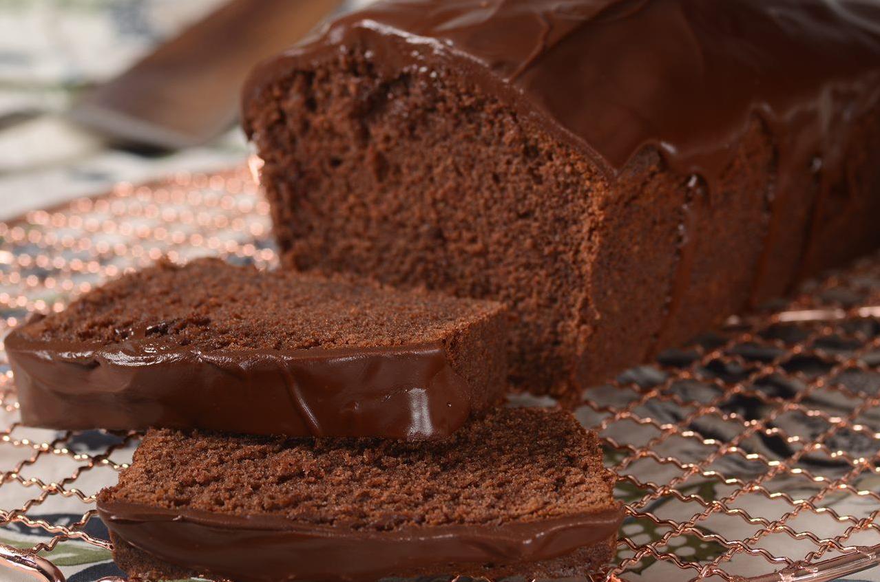  Have a slice of heaven with our airy and moist chocolate pound cake.