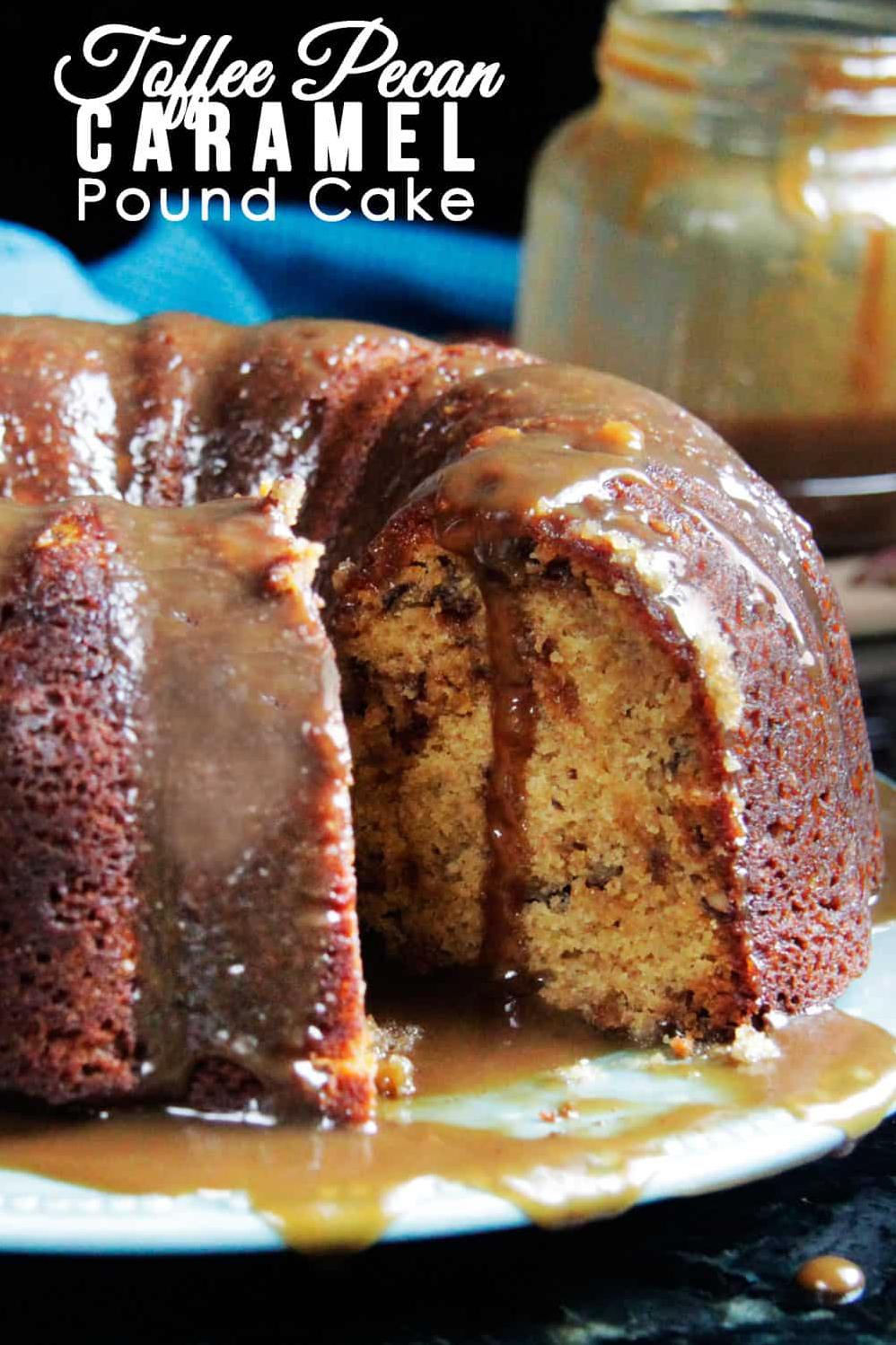  Here's your answer to the perfect afternoon tea treat: caramel pound cake - absolutely irresistible!