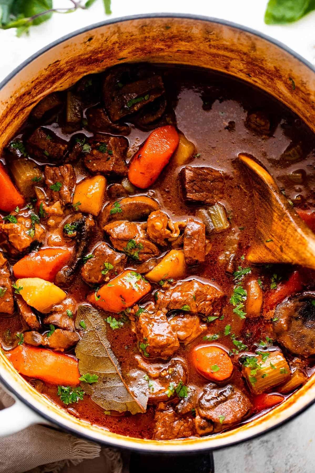  If you’re feeling homesick for Ireland, try making this stew to bring a little taste of home to your kitchen