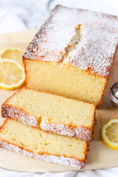  Indulge in a slice of this lemony goodness.