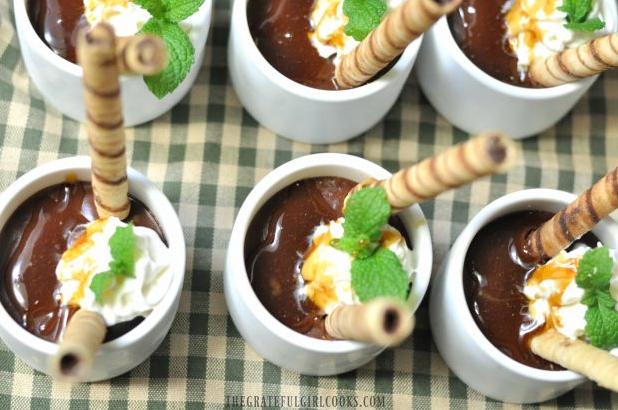  Indulge in each velvety spoonful of these chocolate pots
