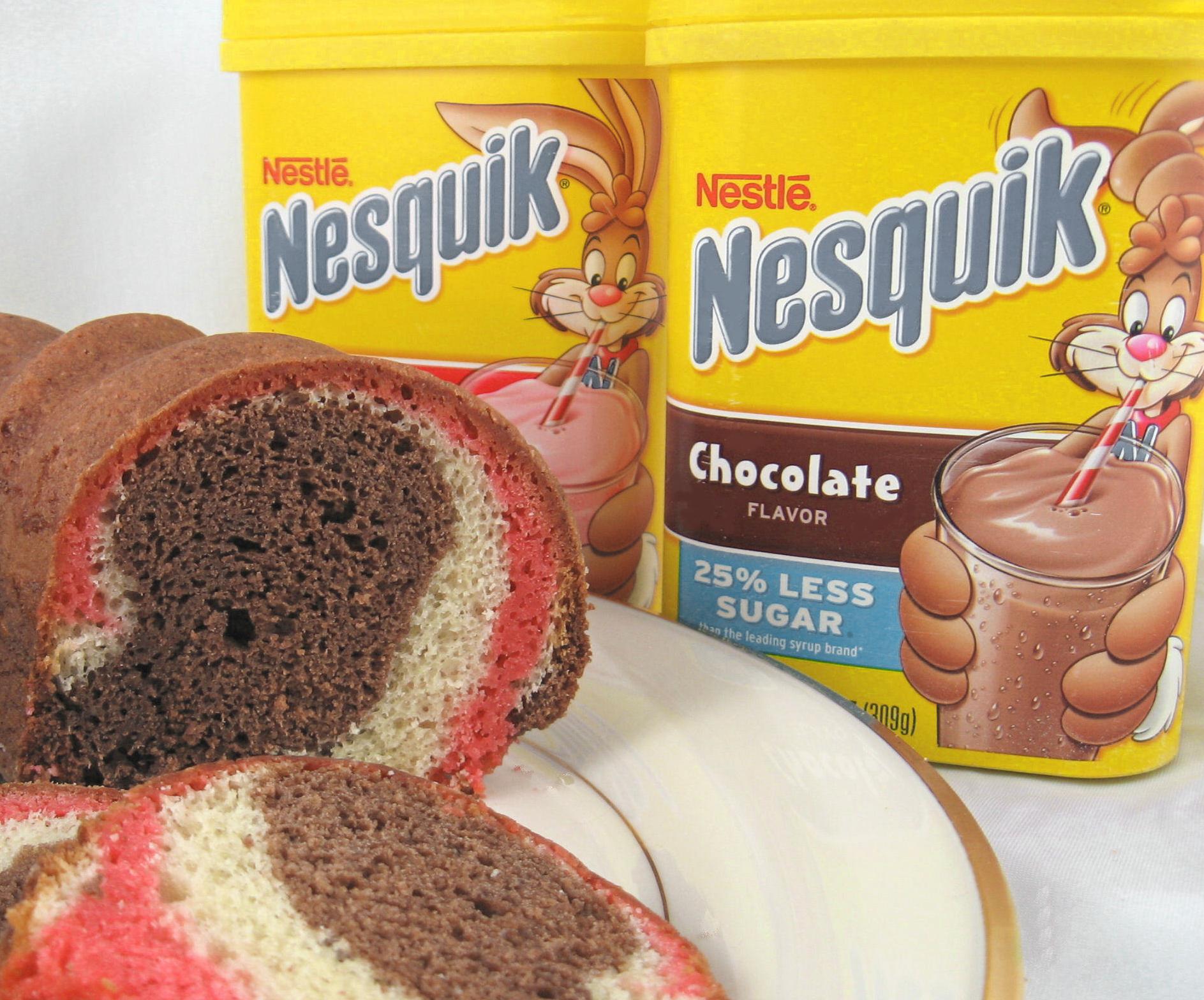 Indulge yourself in the perfect combination of chocolate, vanilla, and strawberry in a slice of this Neapolitan Pound Cake.