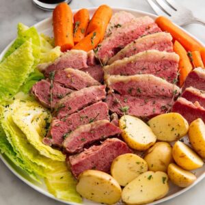 Irish American Corned Beef and Cabbage