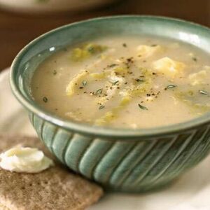 Irish Colcannon and Thyme Leaf Soup