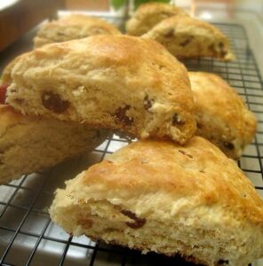 Irish Dried Cherry Buttermilk Scones