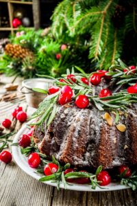 Irish Feather Gingerbread Cake