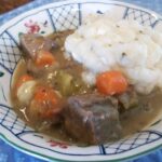 Irish Lamb Stew With Goat Cheese Dumplings