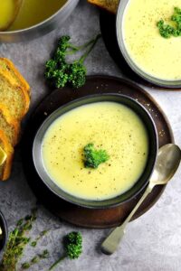 Irish Potato and Parsley Soup