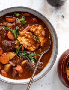 Irish Stew With Parsley Dumplings