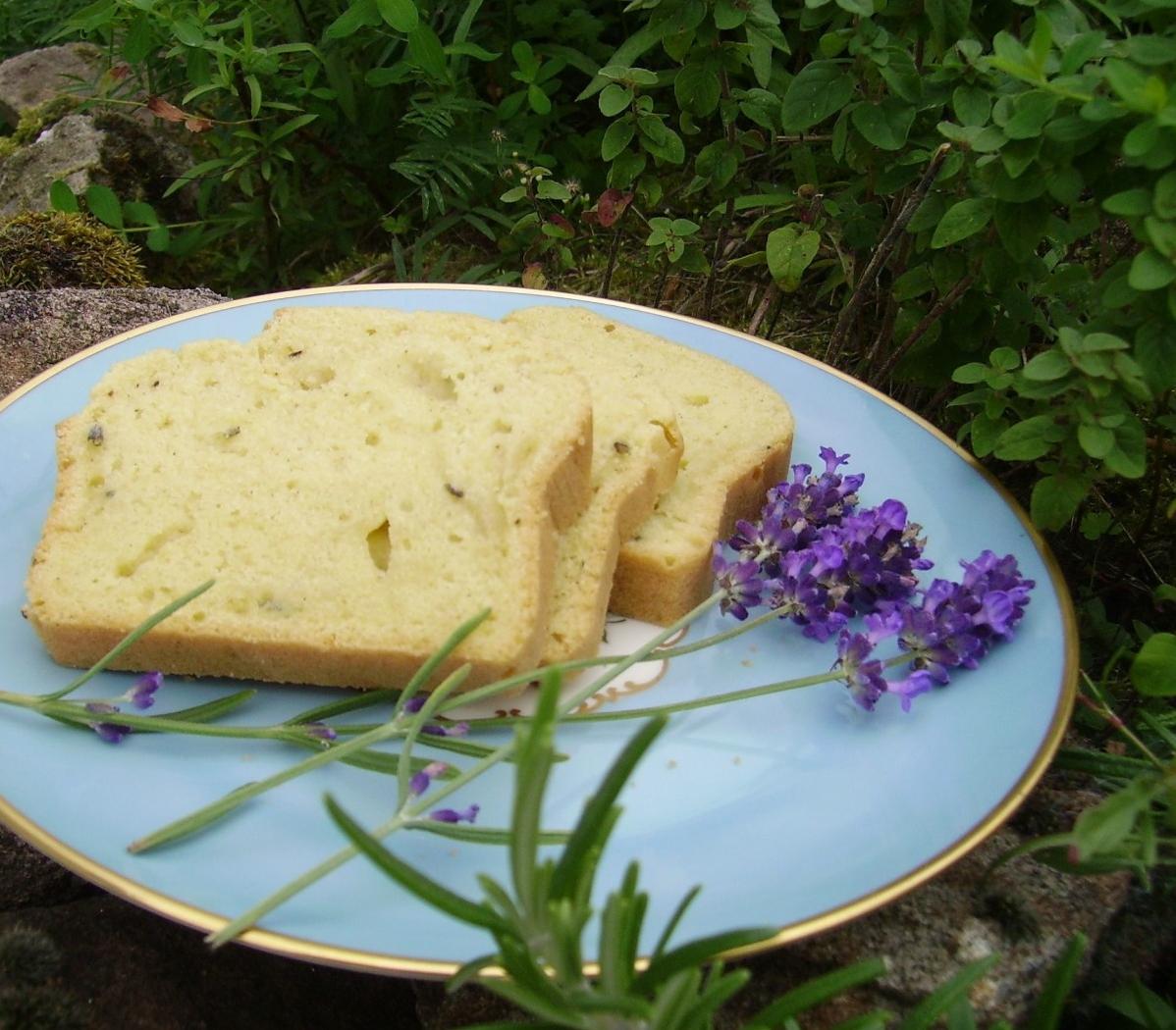  Lavender fields forever! The perfect setting for making this pound cake.