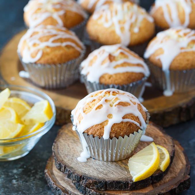  Let the sunshine in with these bright and flavorful Lemon Pound Cake Muffins.