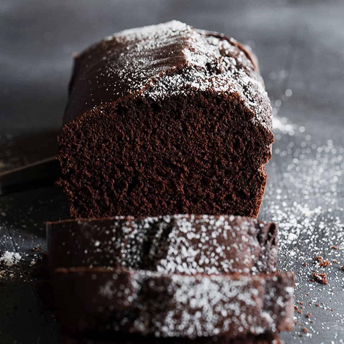  Looking for a guilt-free dessert? This light chocolate pound cake is your answer.