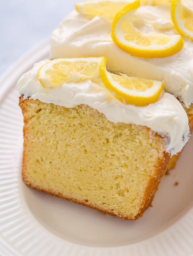 • Luscious lemon cream cheese frosting melting in your mouth