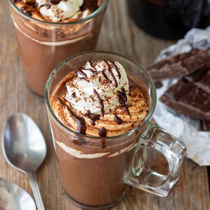  Make sure to stir well to get all that chocolatey goodness in every sip.