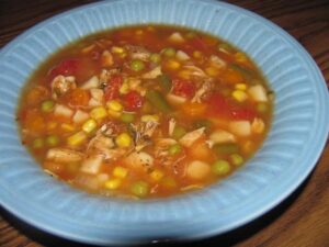 Maryland Crab Soup With a Touch of Scotch!