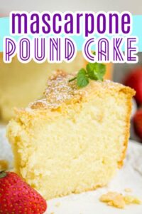 Mascarpone Cheese Pound Cake