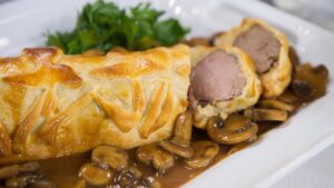 Meatloaf Wellington With Madeira Sauce