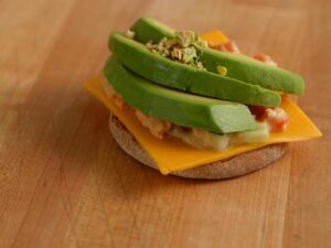 Mediterranean English Muffin Sandwich