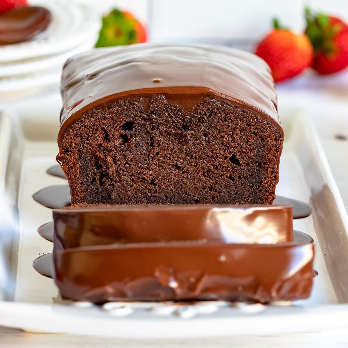 Microwave Chocolate Pound Cake