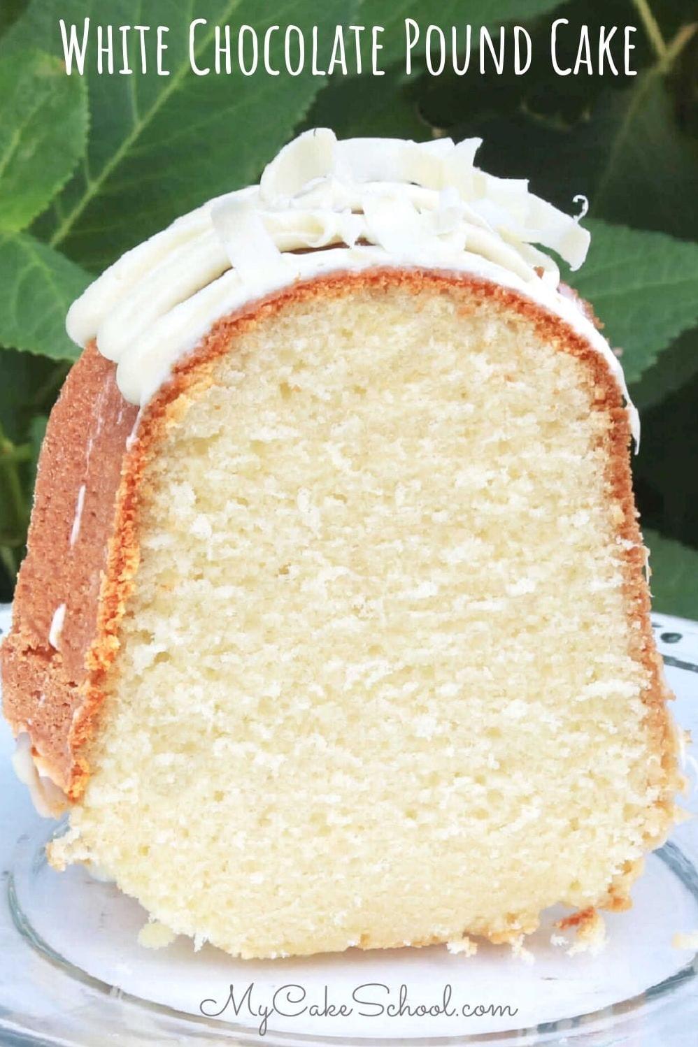  Moist, fluffy, and absolutely divine - this white chocolate pound cake is a must-try!