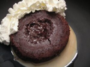 Molten Chocolate Cakes With Irish Cream