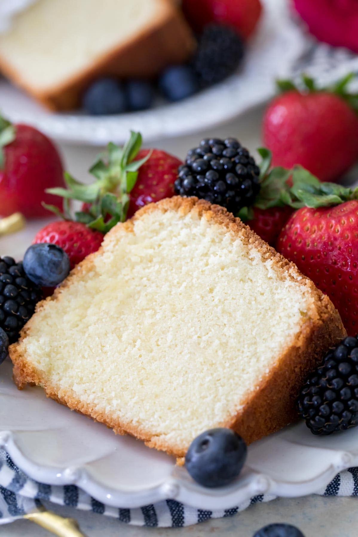  My secret ingredient? Love - this pound cake recipe is sure to steal your heart!