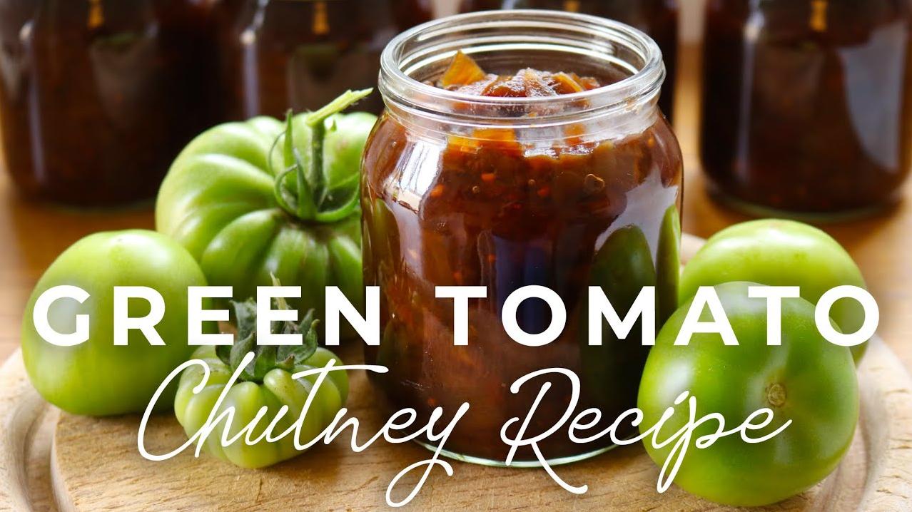  Never let your green tomatoes go to waste with this chutney recipe.