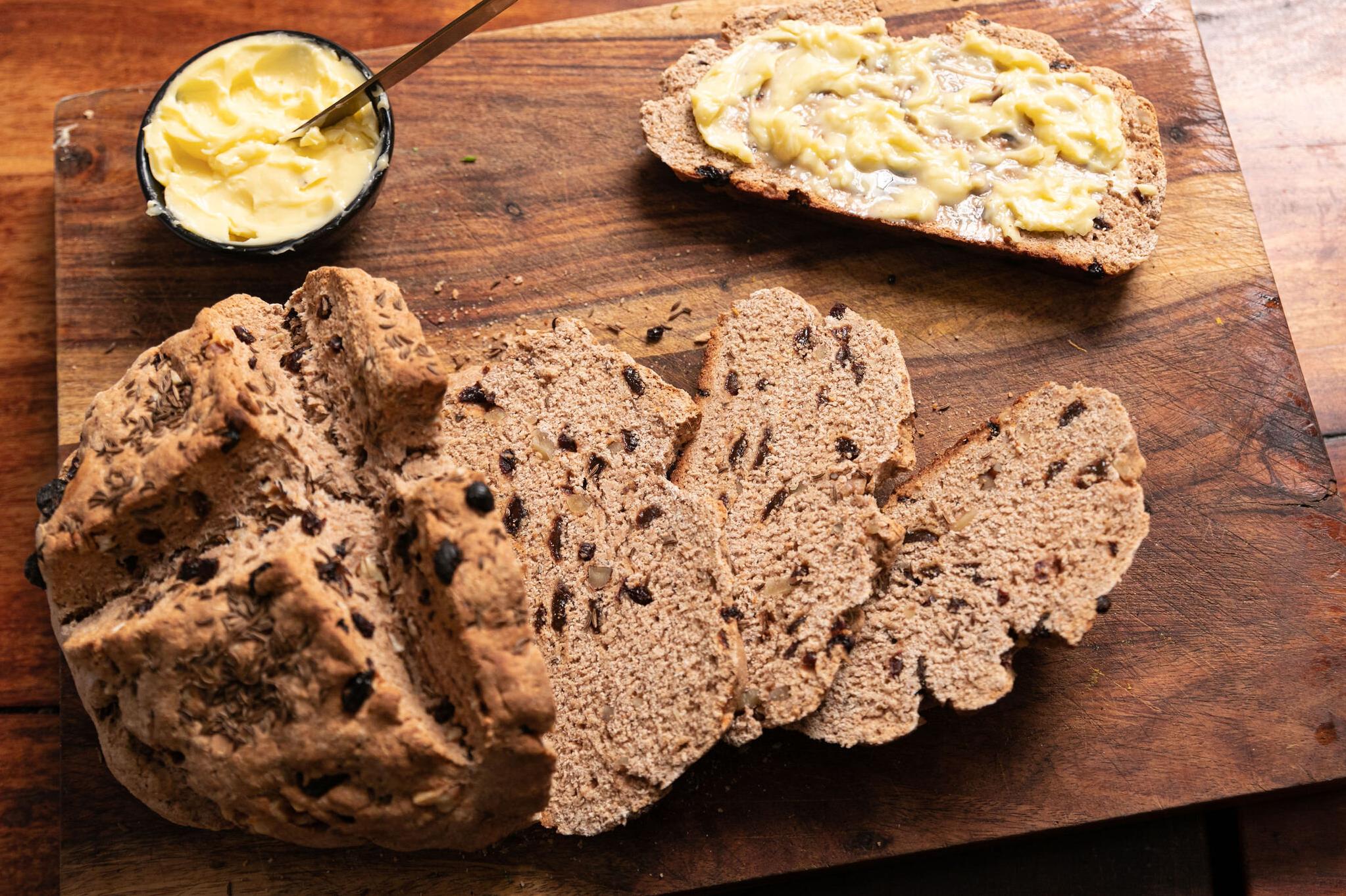  Nothing beats a classic soda bread recipe with a hint of Irish whiskey goodness.