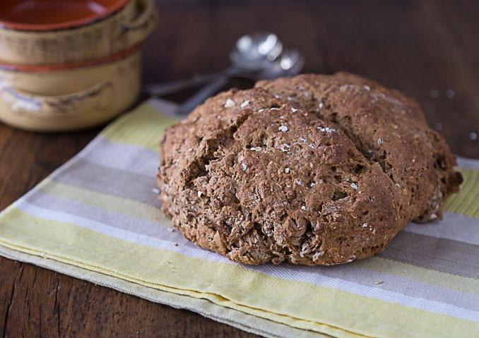  Nothing beats the aroma of freshly baked bread, especially with a distinct, savory scent of this Irish Brown Bread.