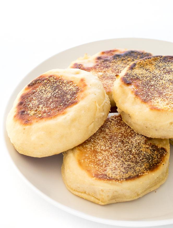  Nothing beats the smell of homemade English muffins hot off the griddle.