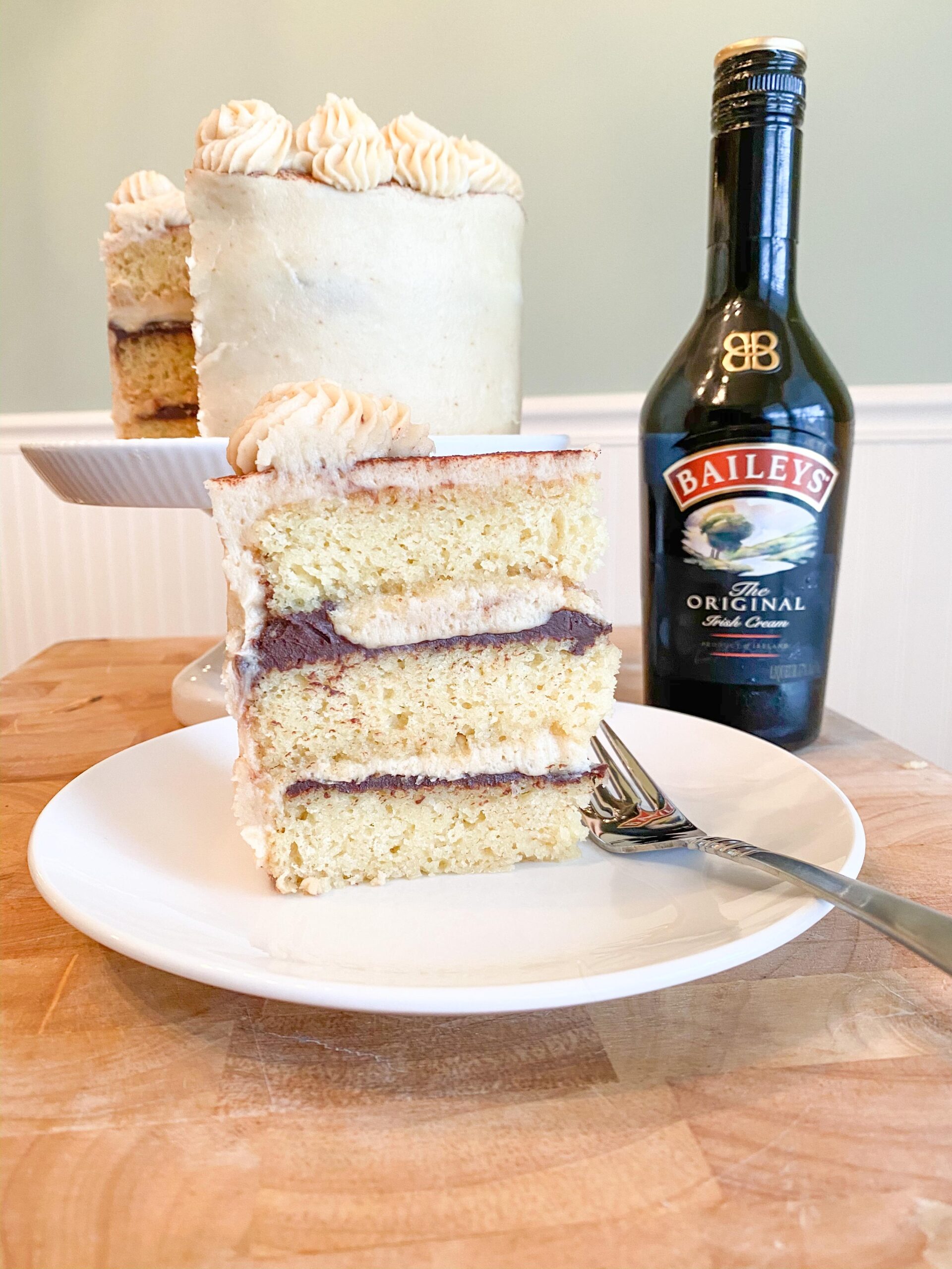  Nothing beats the taste and texture of this Irish Cream Cake.
