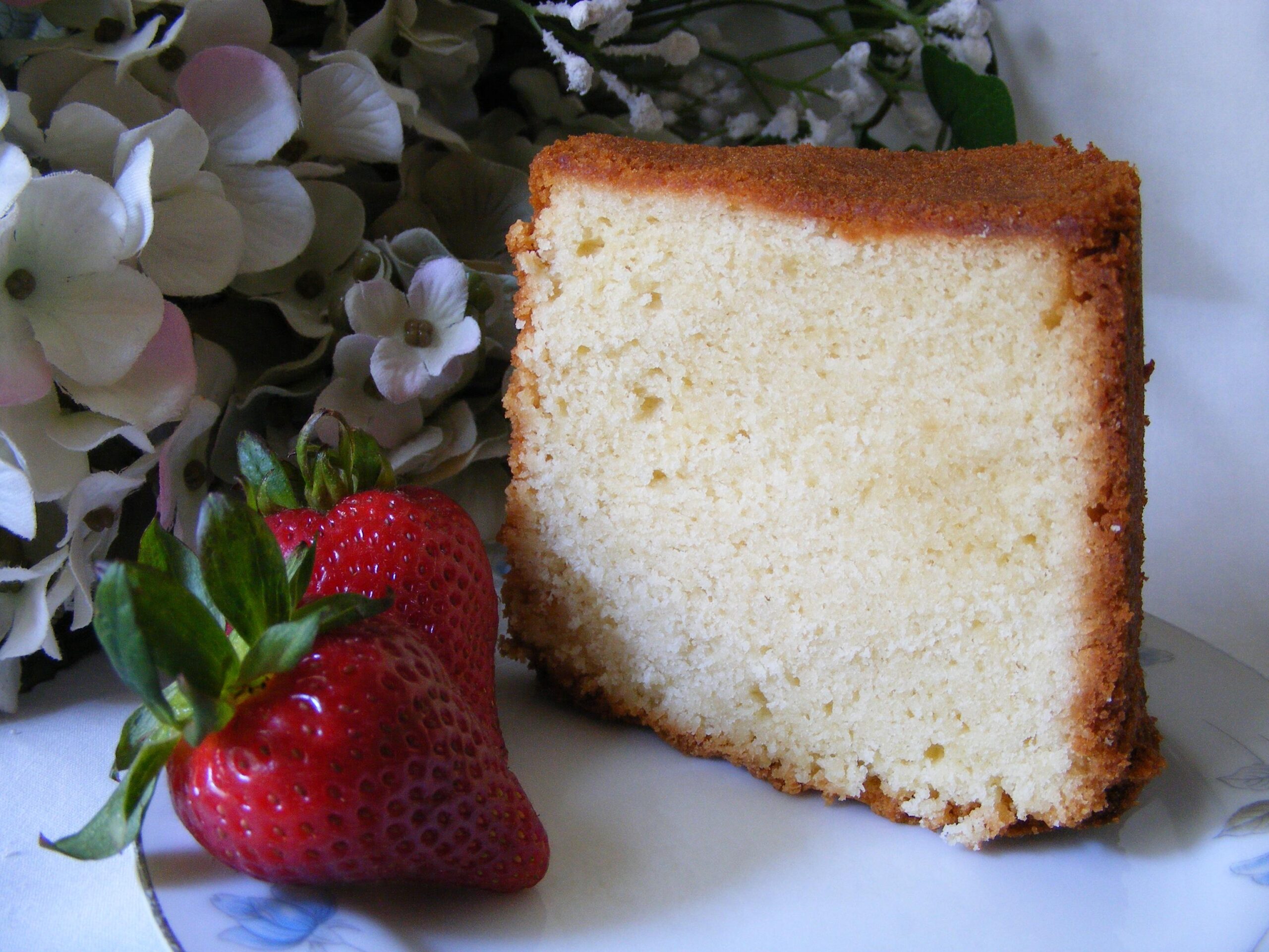  Nothing pairs better with a warm cup of tea than a slice of Mellow Cream Cheese Pound Cake.