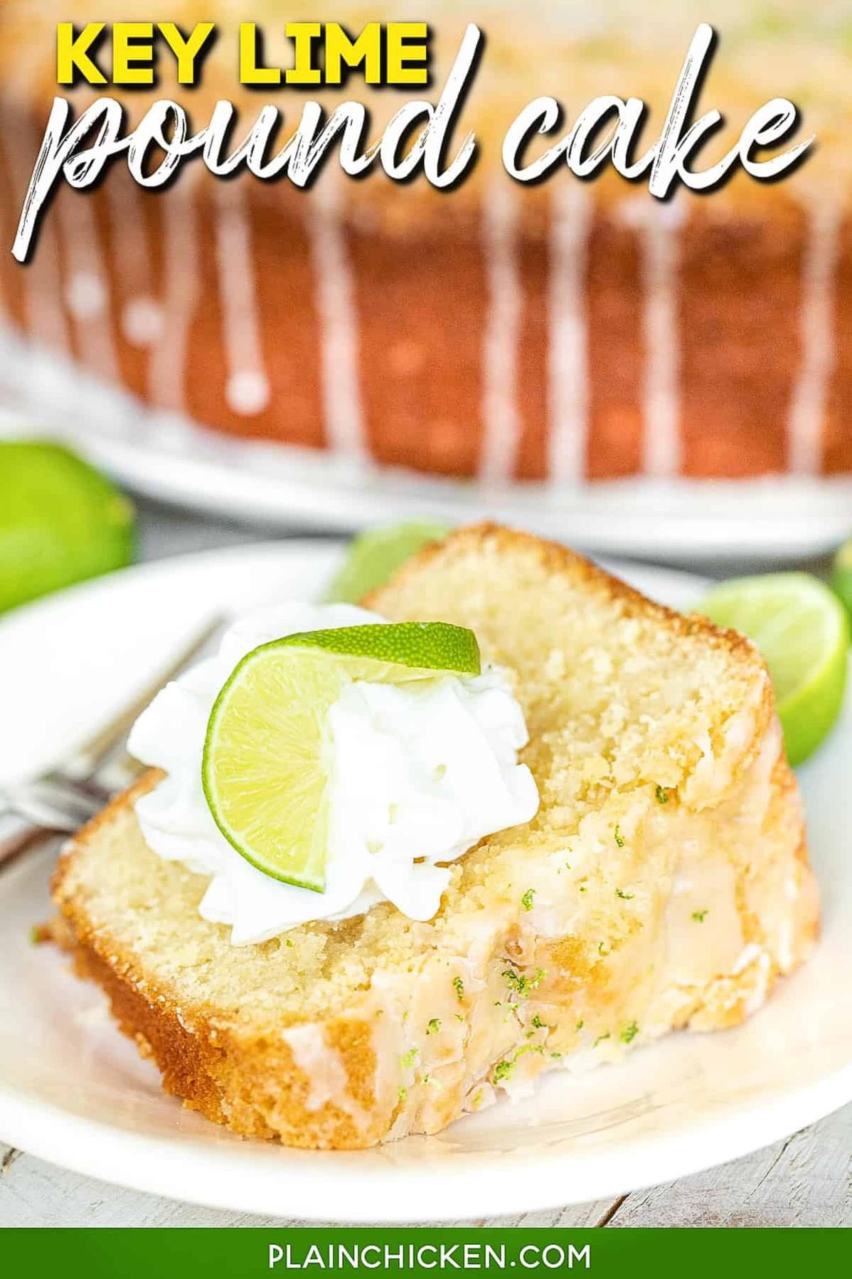  One bite of this pound cake and you'll be transported to a sunny beach.
