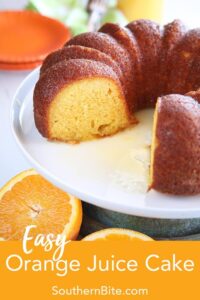 Orange Juice Pound Cake With Orange Juice Icing