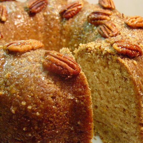 Orange-Pecan-Spice Pound Cake