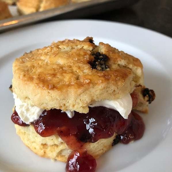  Pair this scone with a hot cup of tea for the perfect midday break.