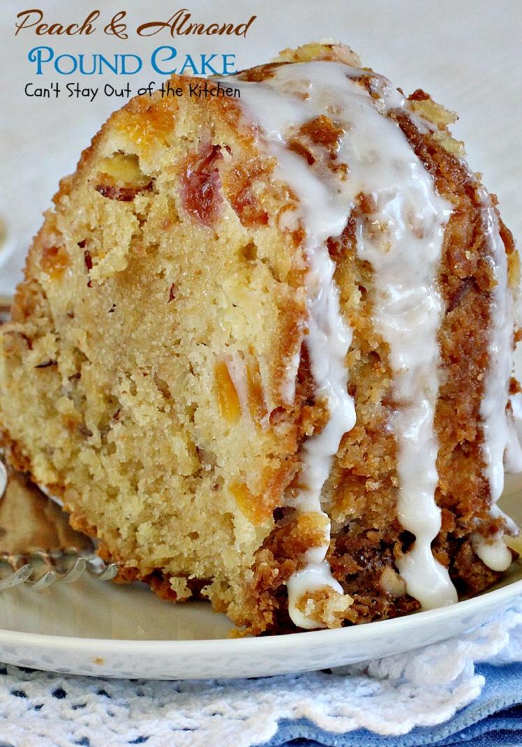 Perfect Peach Almond Pound Cake Recipe